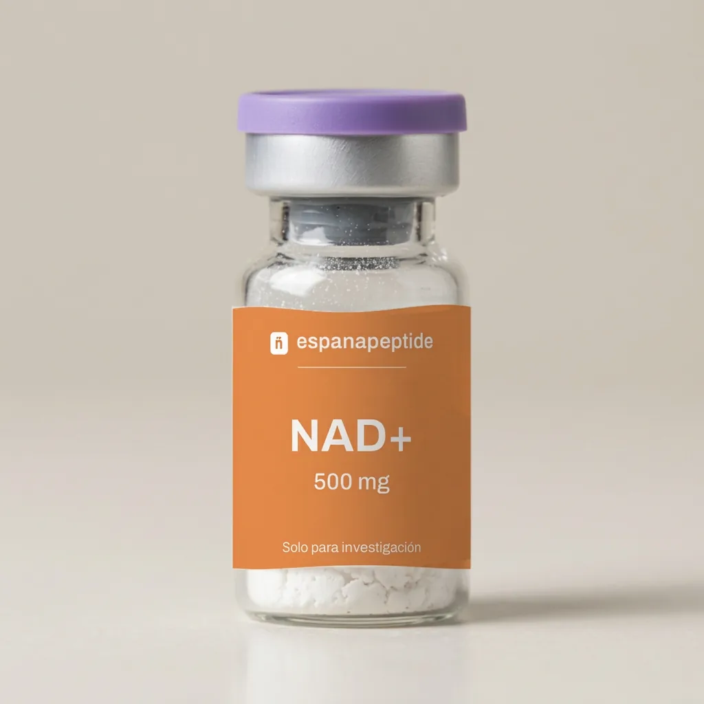 NAD+ 500mg vial de péptido de investigación