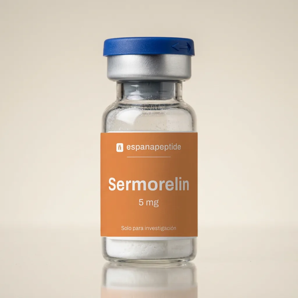 Sermorelin 5mg vial de péptido de investigación